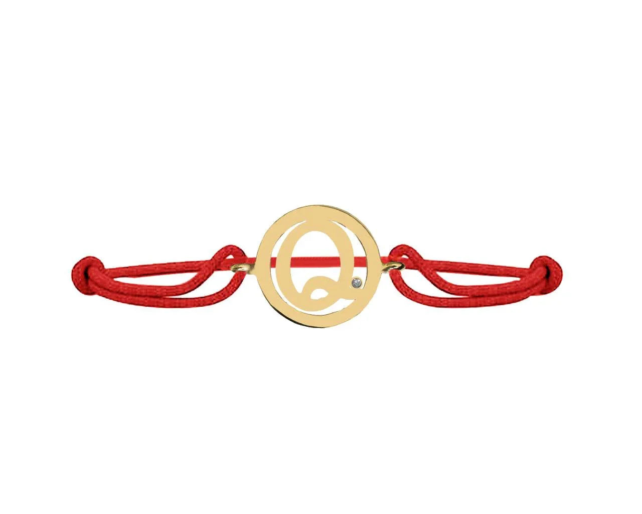 Alphabet Q Gold Bracelet - Jewelslane