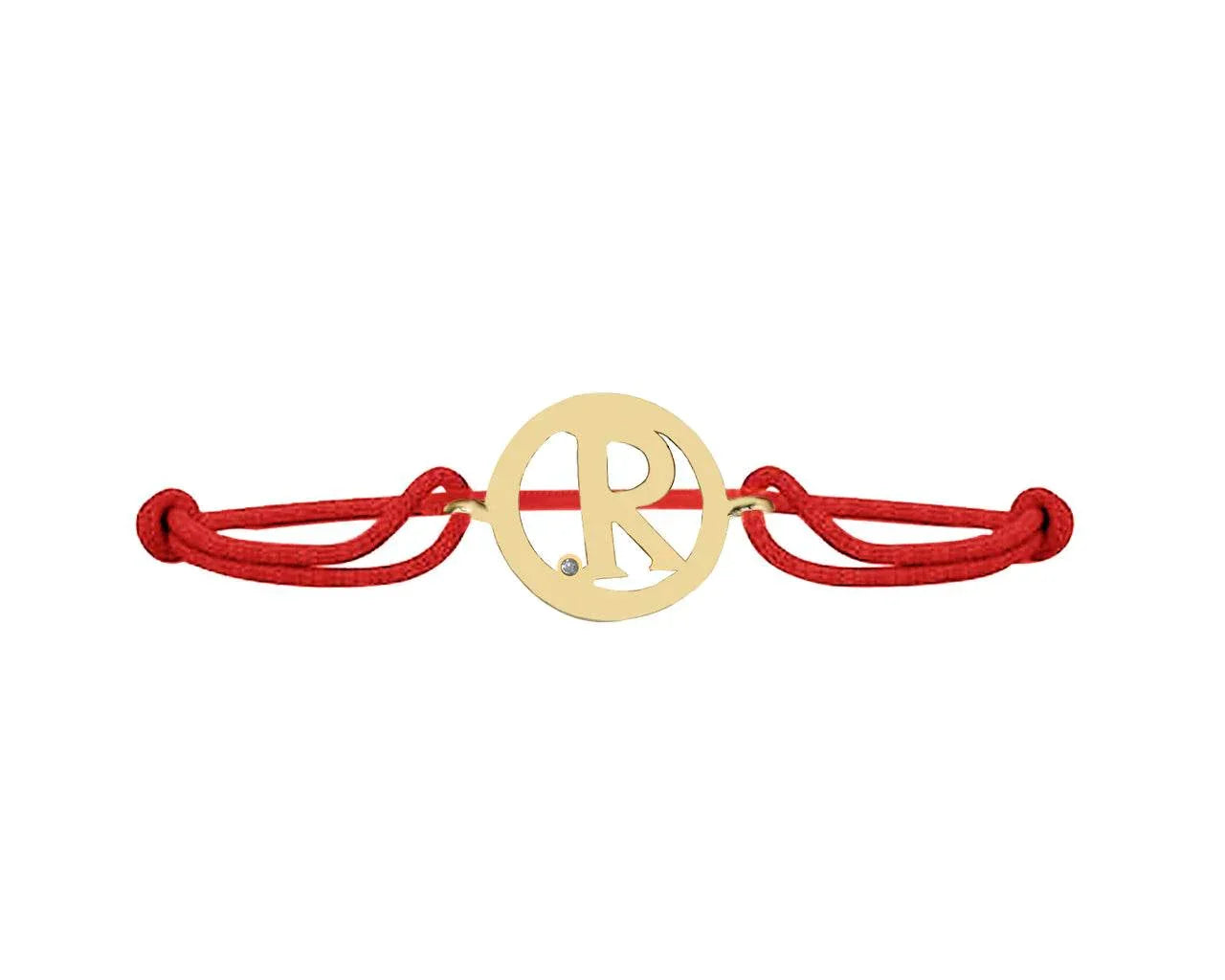 Alphabet R Gold Bracelet - Jewelslane