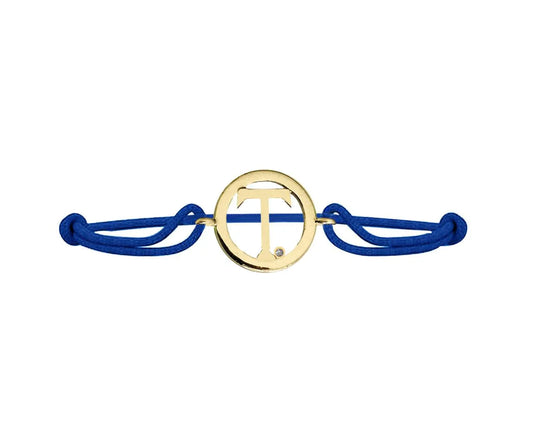 Alphabet T Gold Bracelet - Jewelslane