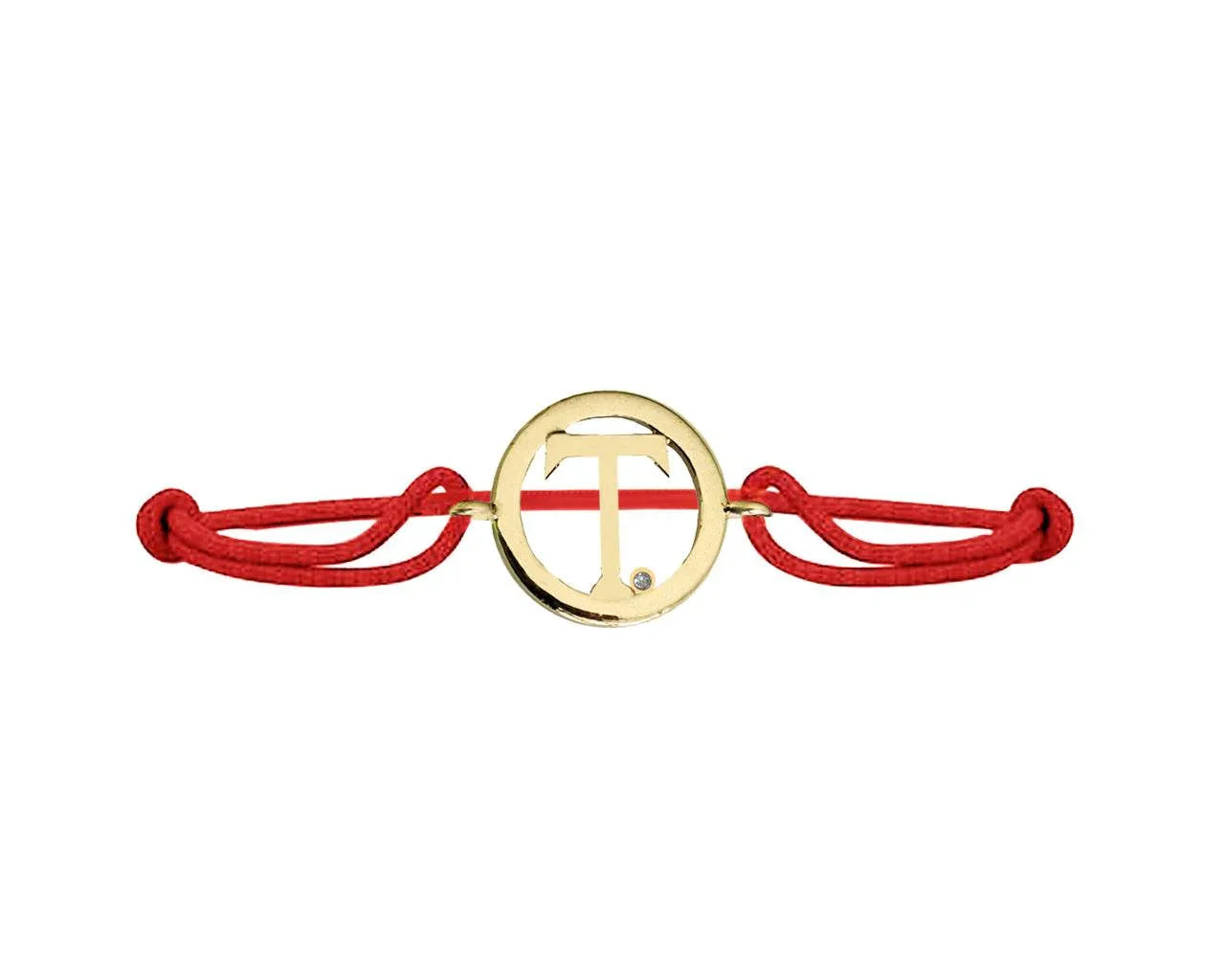 Alphabet T Gold Bracelet - Jewelslane