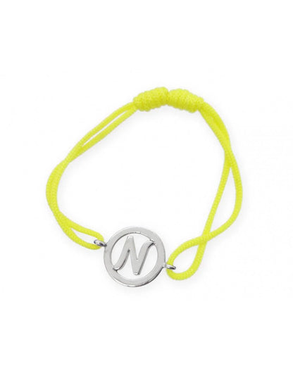 Alphabets Bracelet in Silver (A-Z) - Jewelslane