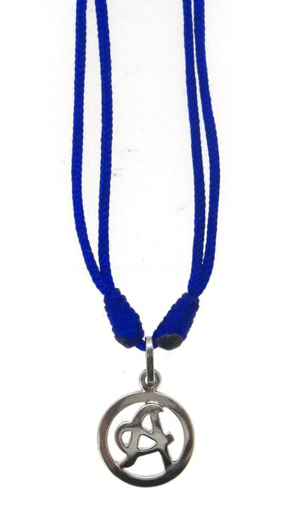 Alphabets Pendant In Silver - Jewelslane