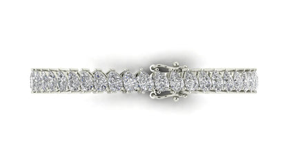 Ananya Pear Shape Lab Grown Diamond Tennis Bracelet in Gold - Jewelslane