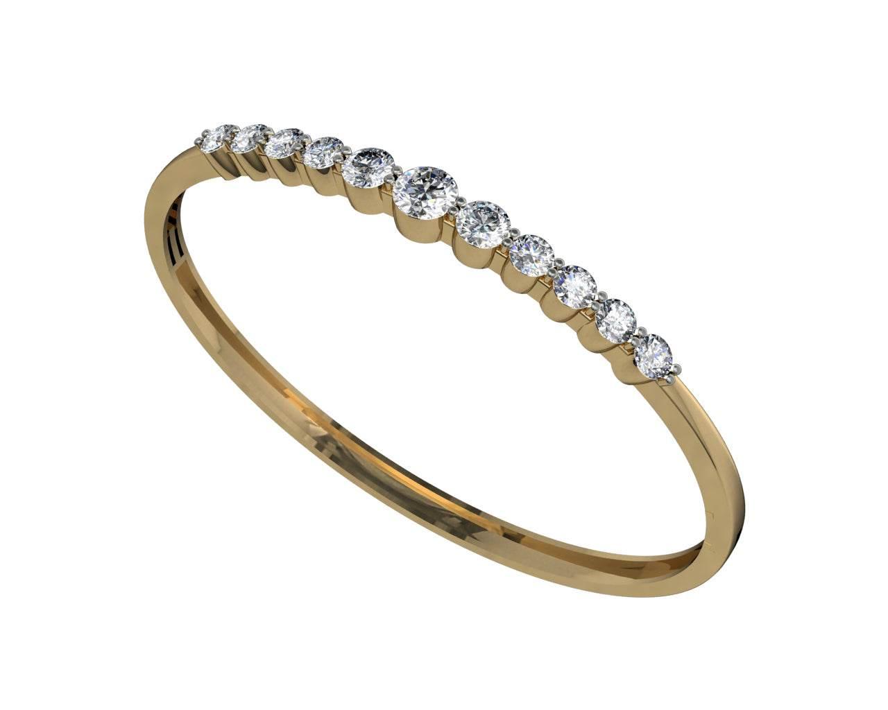 Aneesha Diamond Bangle - Jewelslane