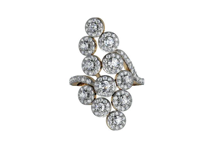 Angelic Diamond Cocktail Ring - Jewelslane