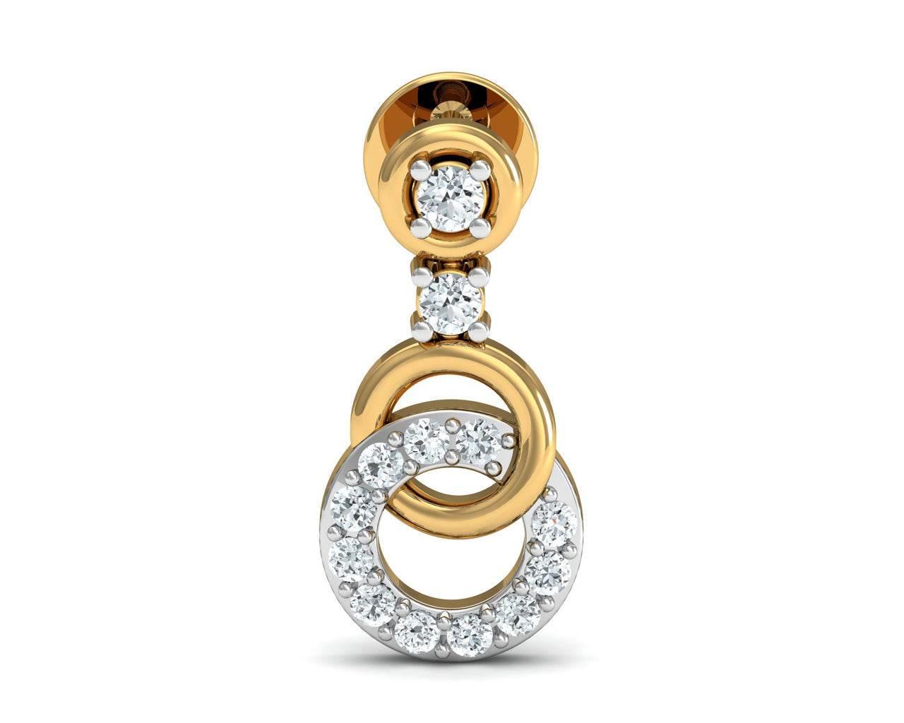 Anishi Diamond Dangle Earrings Additional Image 2