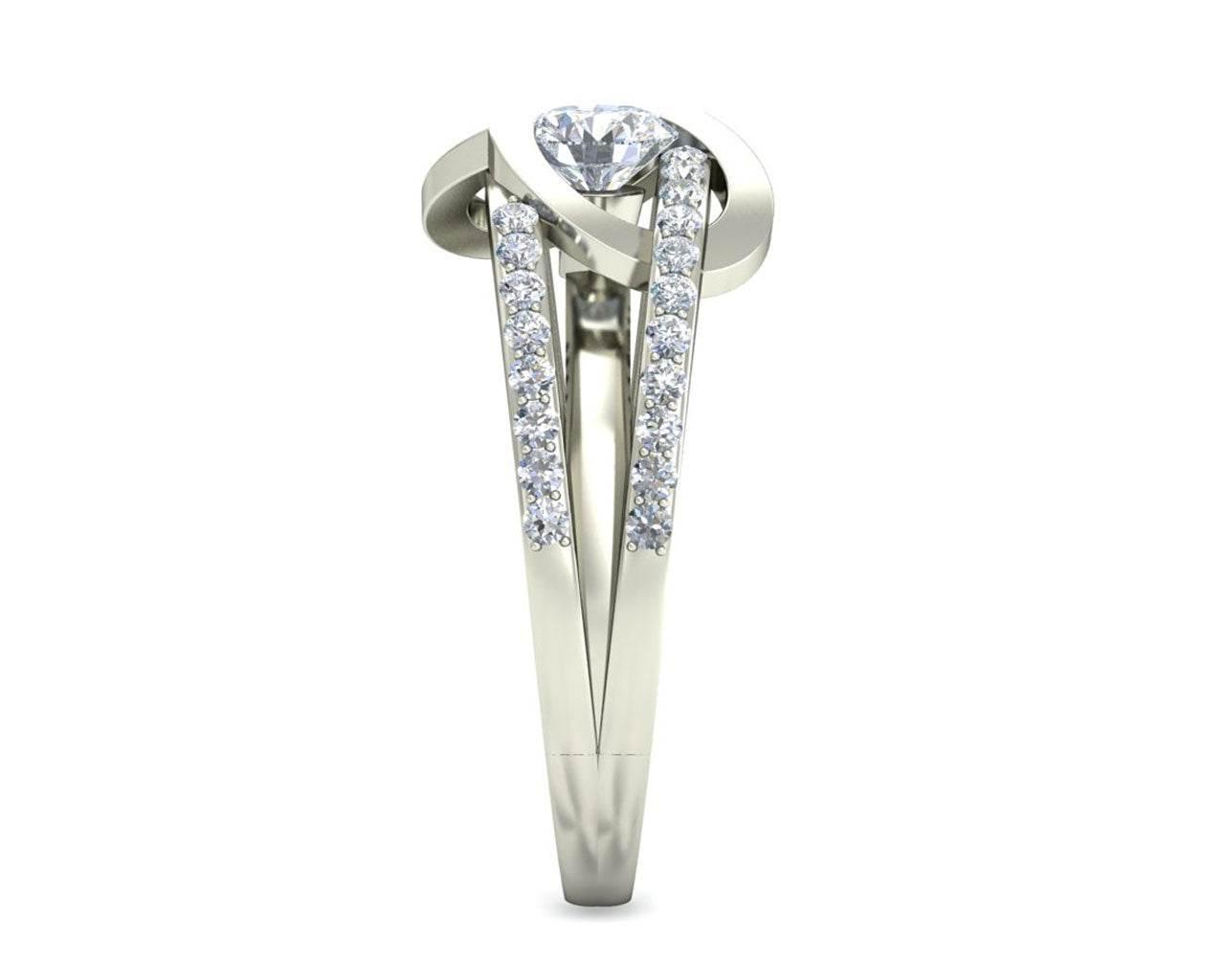 Araiya Solitaire Diamond Engagement Ring - Jewelslane