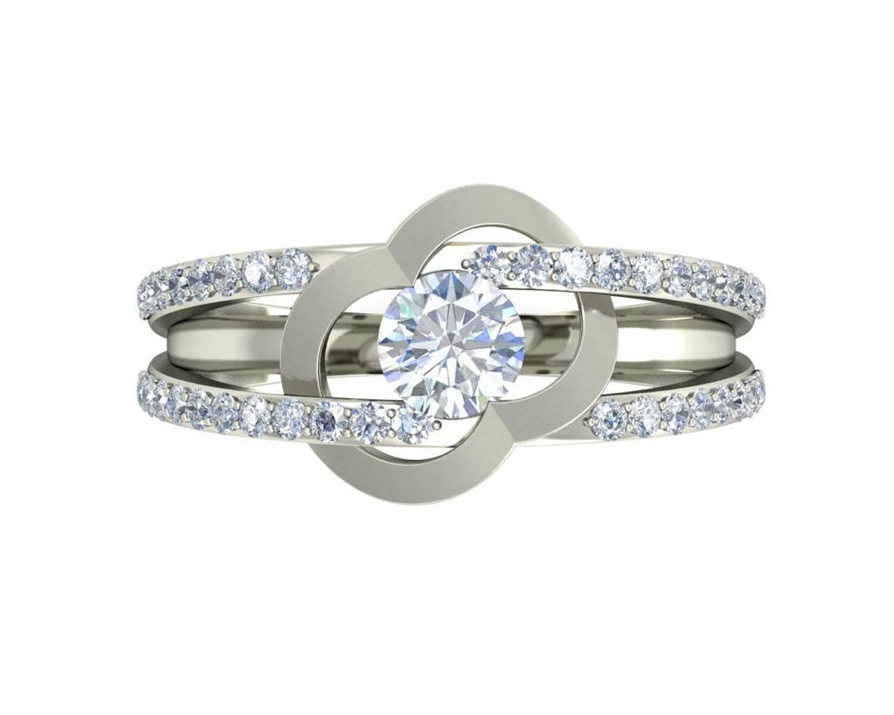 Araiya Solitaire Diamond Engagement Ring - Jewelslane