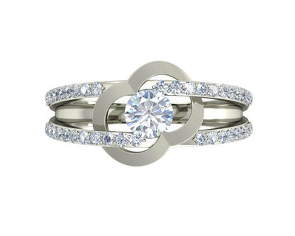Araiya Solitaire Diamond Engagement Ring - Jewelslane