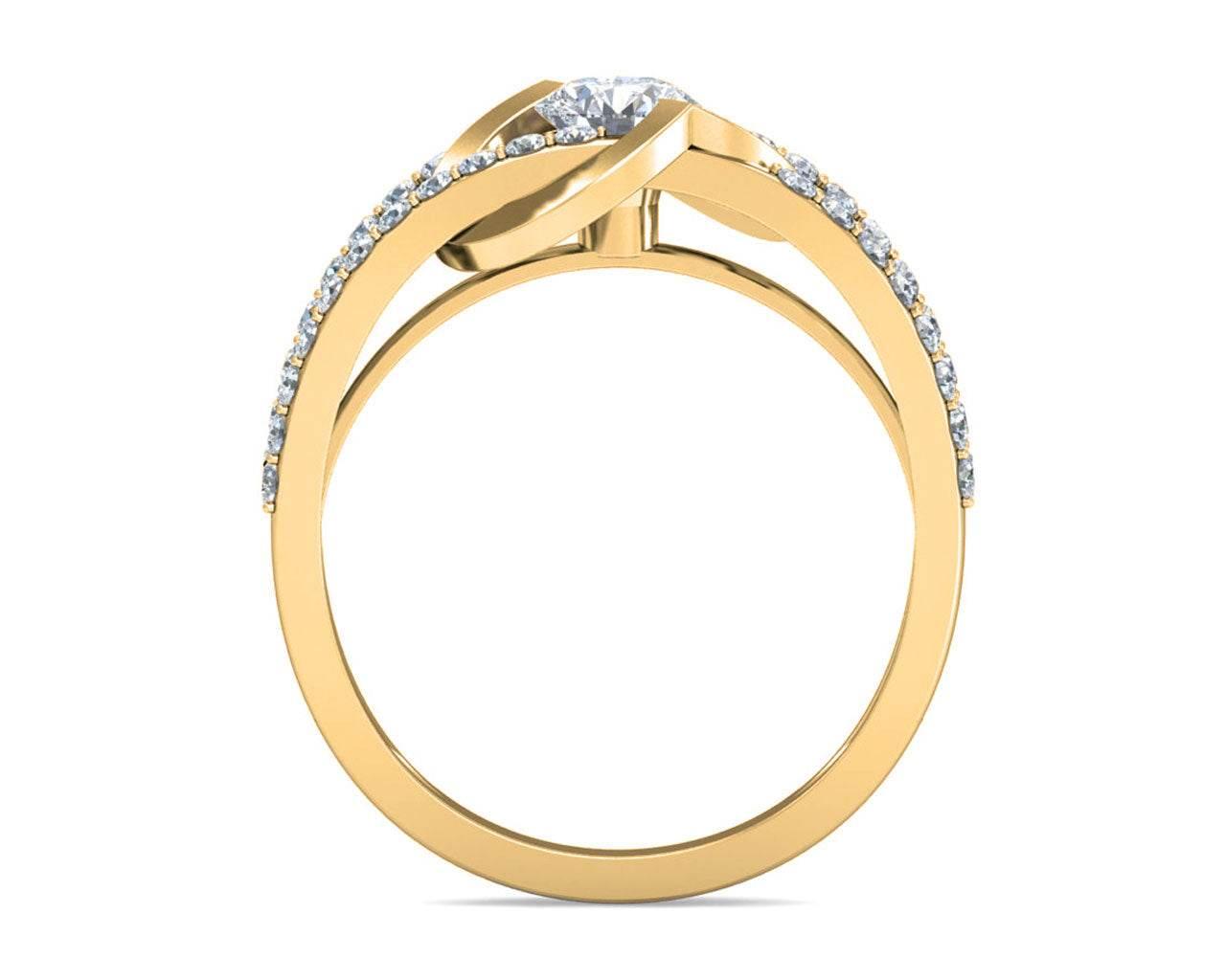 Araiya Solitaire Diamond Engagement Ring - Jewelslane