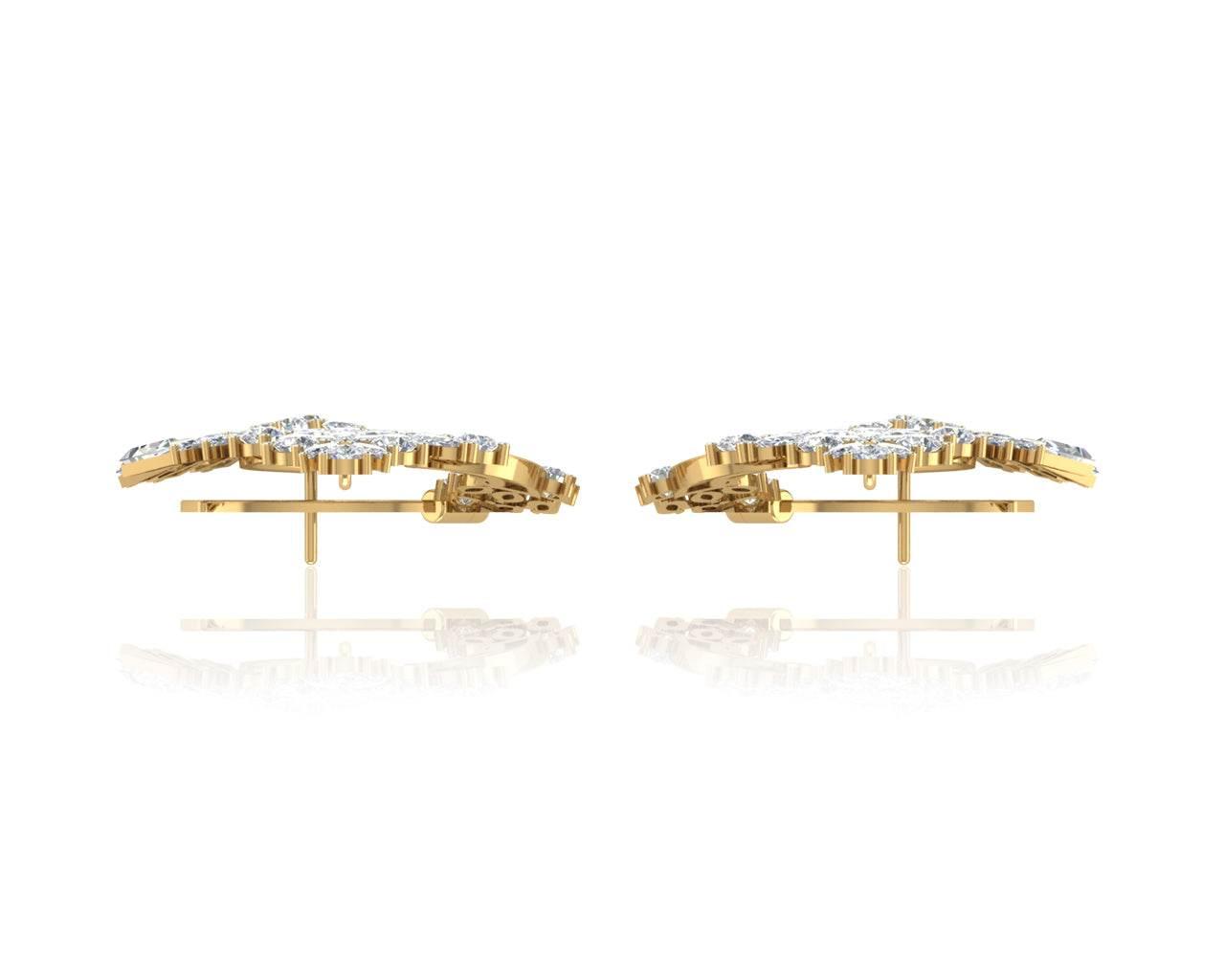 Ariel Elegant Diamond Earrings - Jewelslane