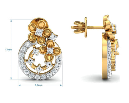 Arnit Diamond Earrings in Gold - Jewelslane