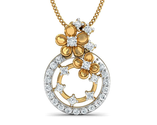 Arnit Diamond Pendant in Gold - Jewelslane