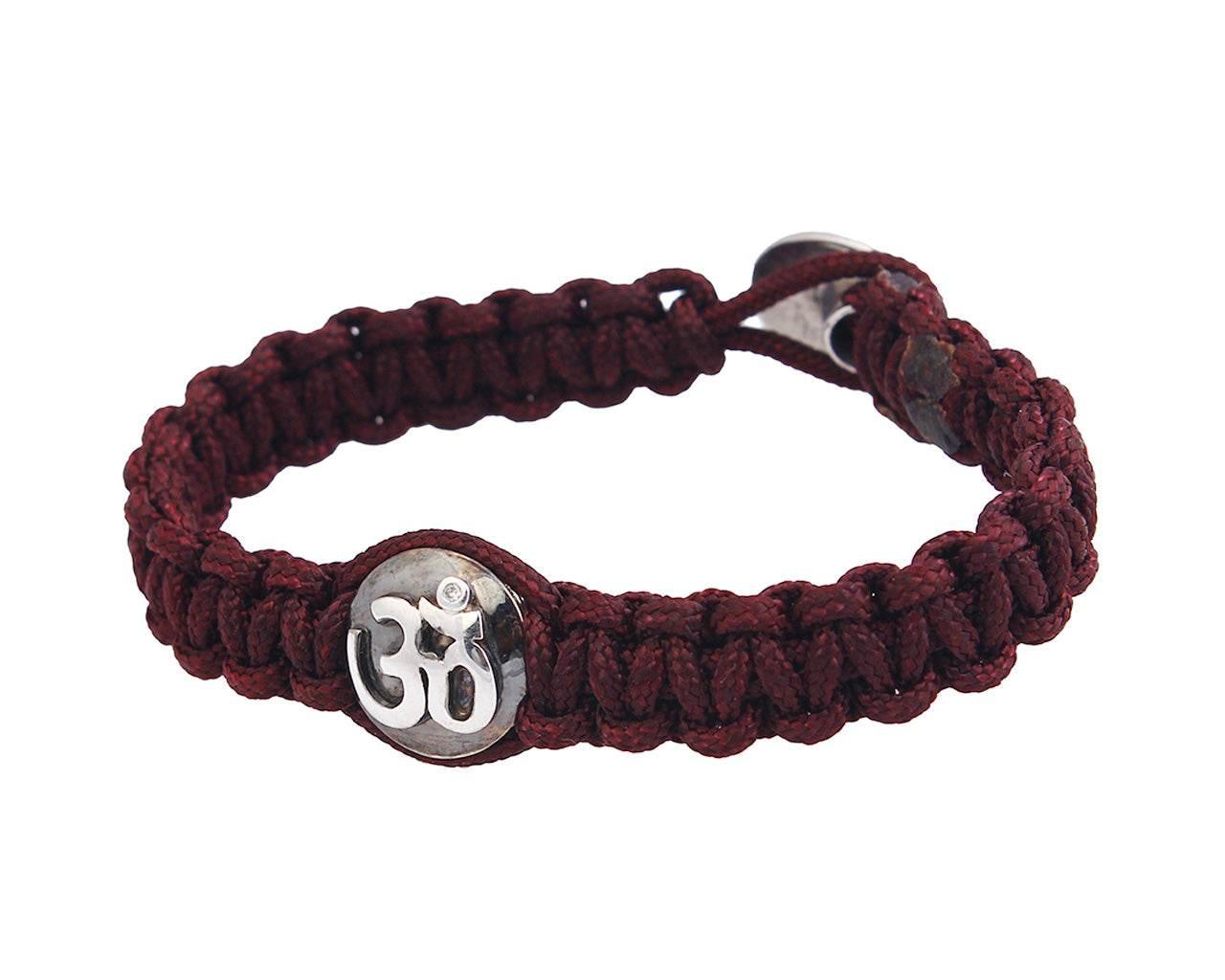 Men's Aum Bracelet in Silver - Jewelslane