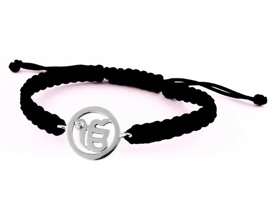 Ik Onkaar Silver Bracelet - Jewelslane