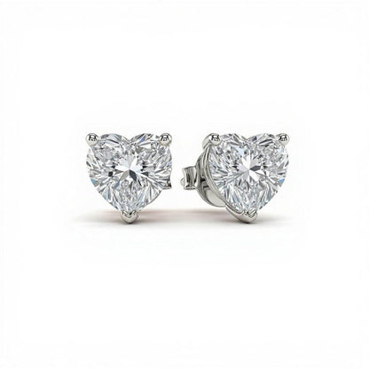 Baby Lab Diamond Solitaire Earrings in Princess, Heart, Oval, Round, Pear & Emerald Cuts – Available in Yellow Gold, Rose Gold & White Gold by JewelsLane