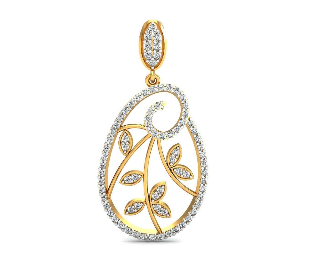 Bela Diamond Dangle Drop Earrings - Jewelslane
