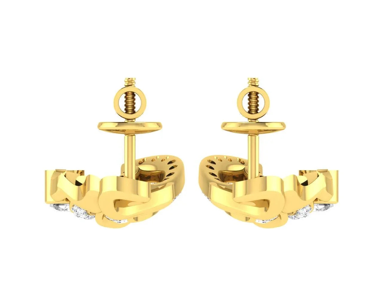Berti Diamond Earrings - Jewelslane