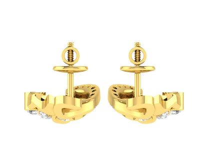 Berti Diamond Earrings - Jewelslane