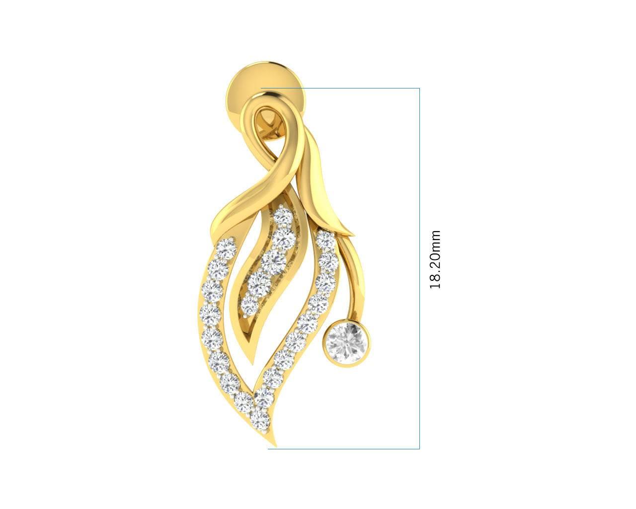 Berti Diamond Earrings - Jewelslane