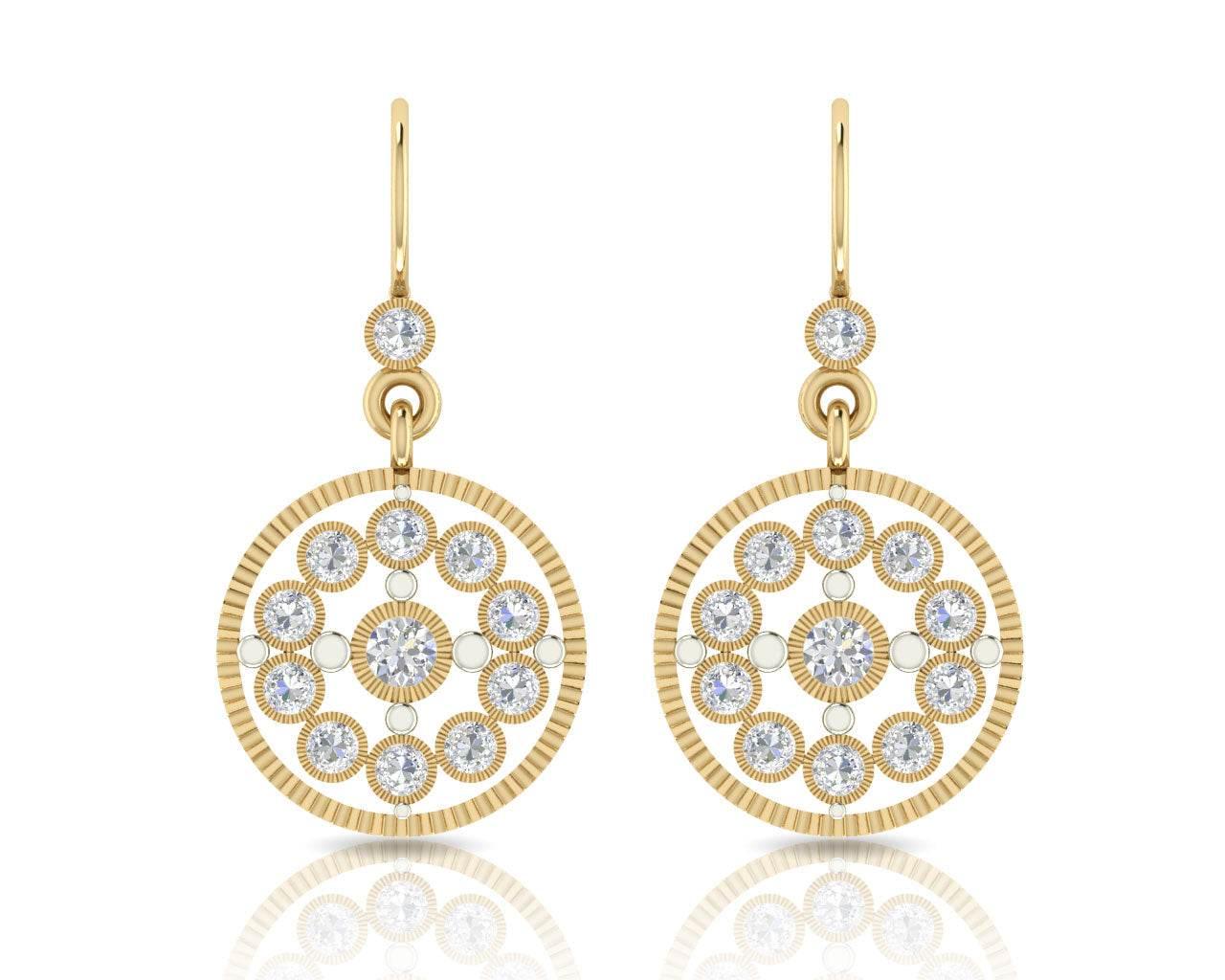 Bianca Diamond Earrings - Jewelslane