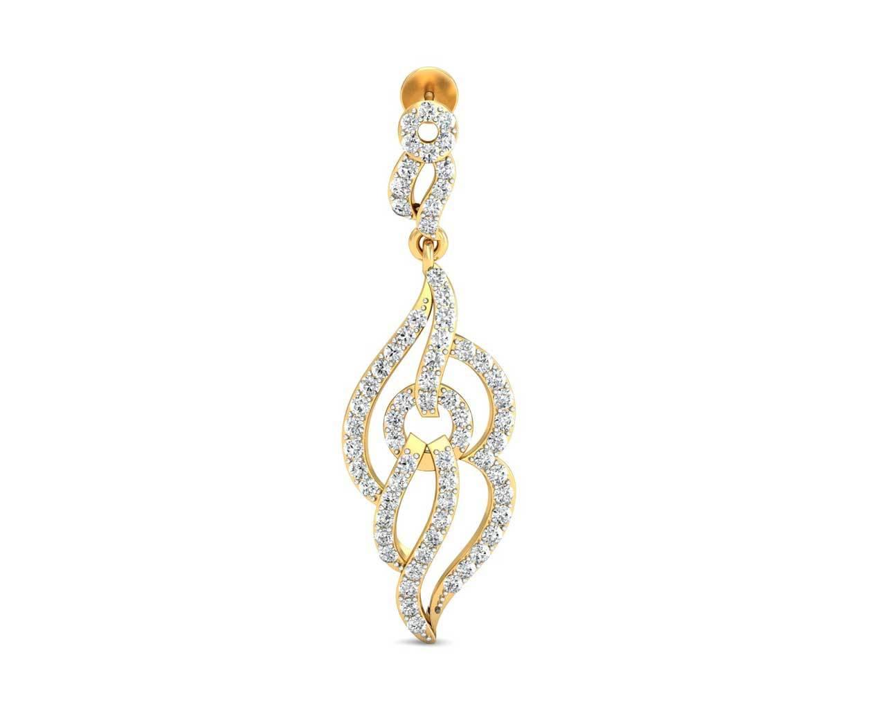 Cara Diamond Danglers - Jewelslane