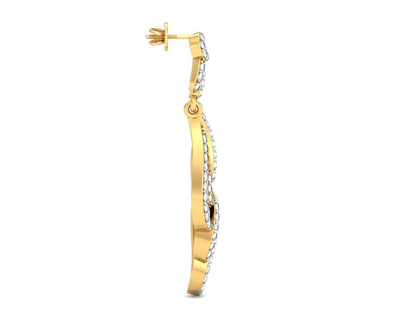 Cara Diamond Danglers - Jewelslane