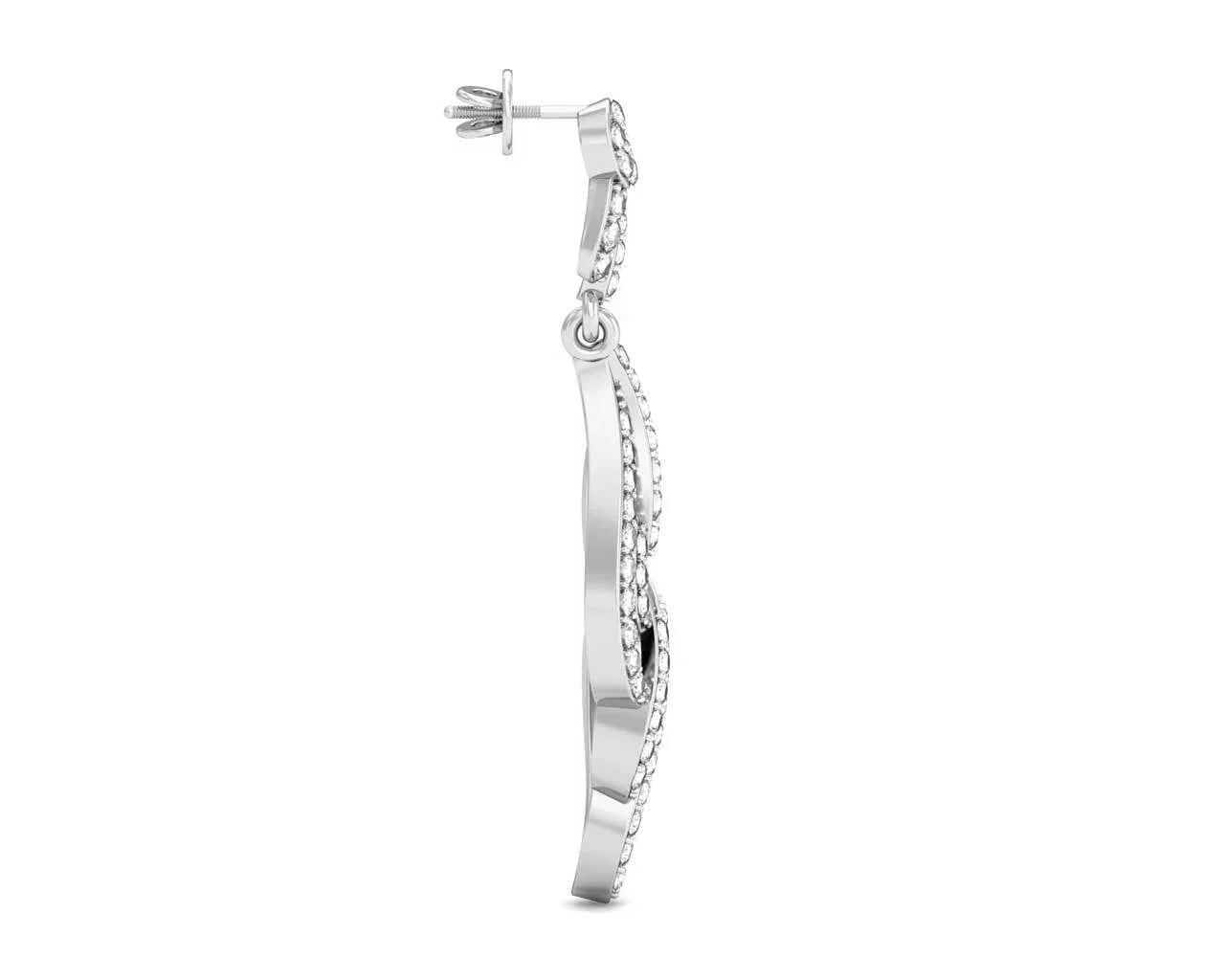 Cara Diamond Danglers - Jewelslane