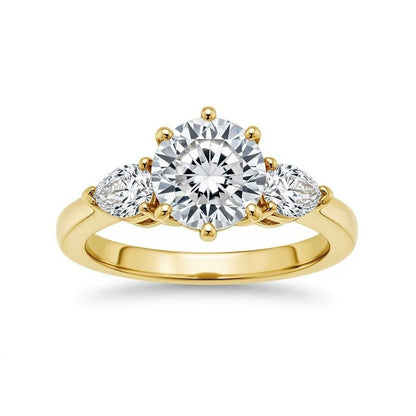 Cara Round Brilliant Lab Grown Diamond Solitaire Ring - Jewelslane
