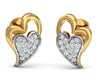 Carys Heart Earrings - Jewelslane