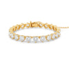 Casi Heart Shape Lab Grown Diamonds Tennis Bracelet - Jewelslane