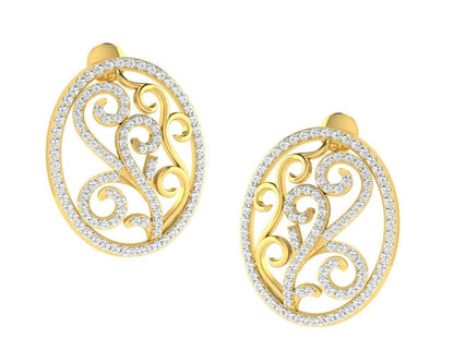 Celeste Diamond Earrings Additional Image 1