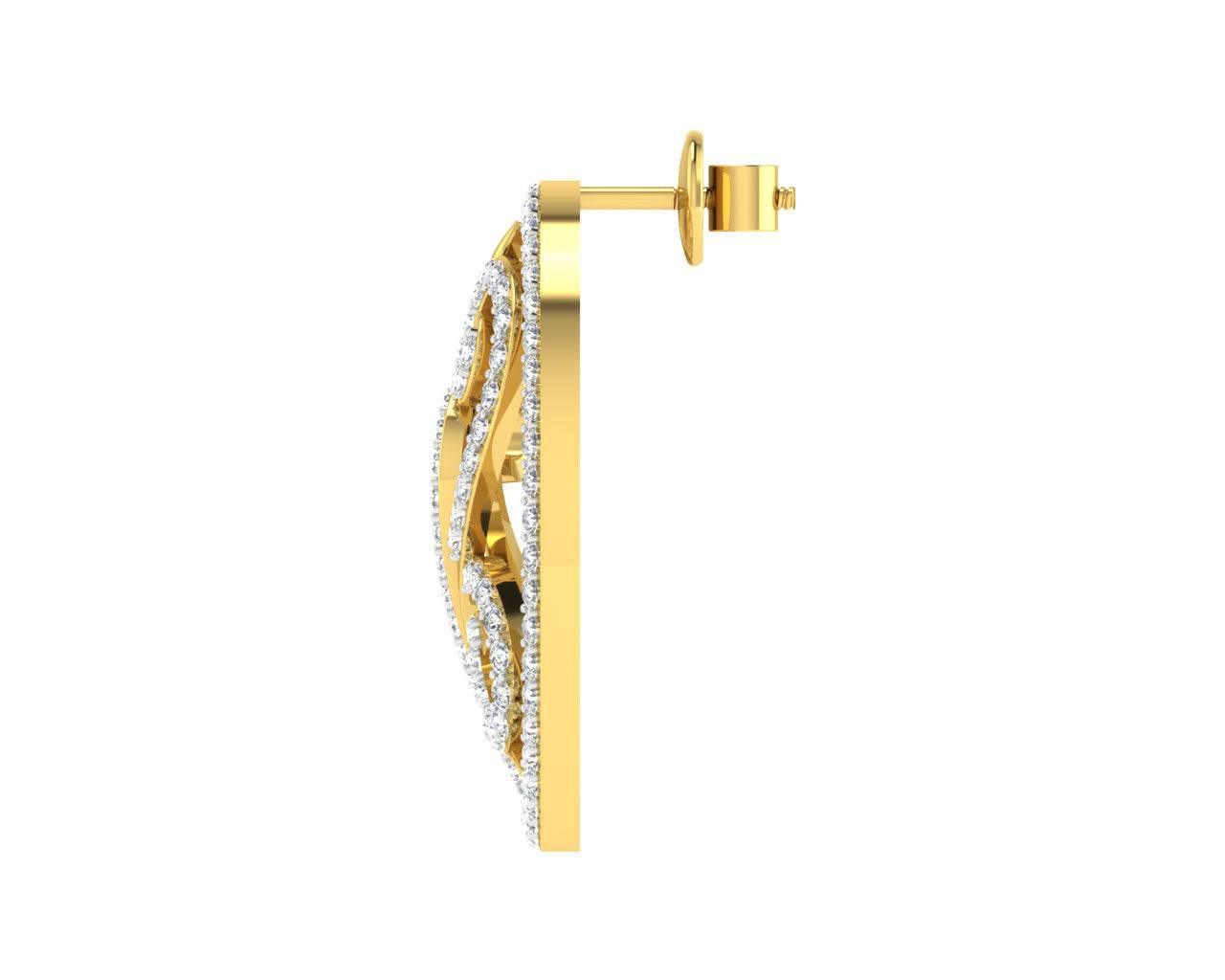 Celeste Diamond Earrings Additional Image 3