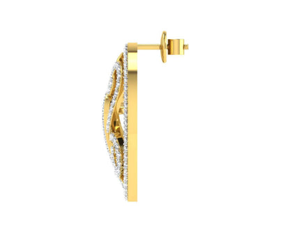 Celeste Diamond Earrings Additional Image 3
