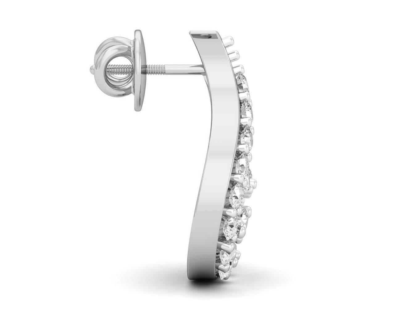 Charvi Designer Diamond Earrings - Jewelslane