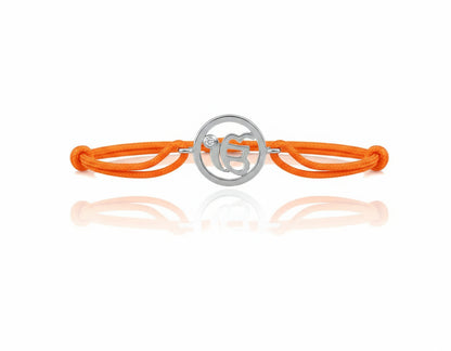 Ik Onkaar Single Diamond Silver Bracelet - Jewelslane