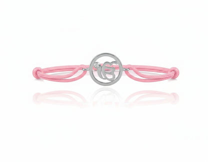 Ik Onkaar Single Diamond Silver Bracelet - Jewelslane