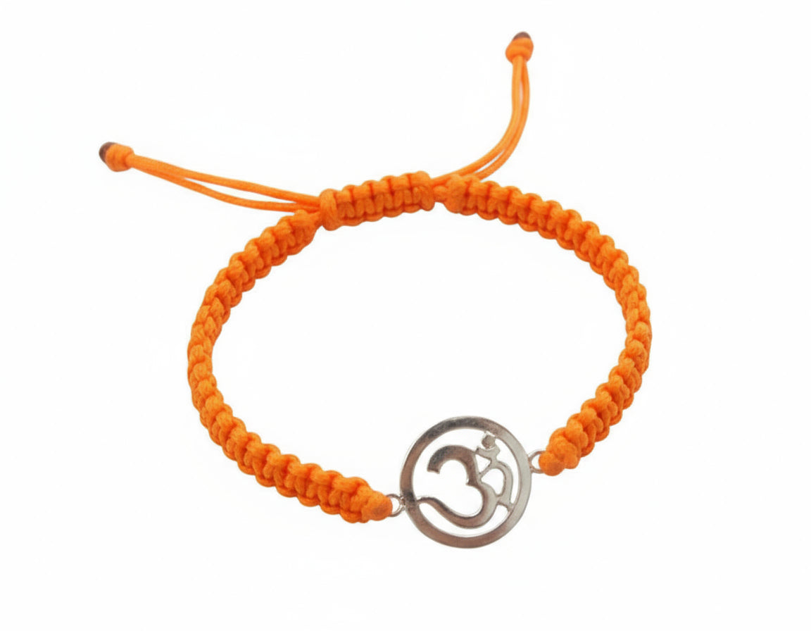 Aum Bracelet in Silver - Jewelslane