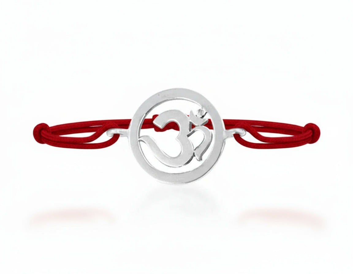 Aum Bracelet in Silver - Jewelslane