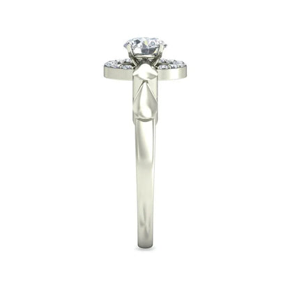 Claire Solitaire Diamond Engagement ring - Jewelslane