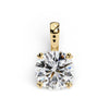 Classic Round Brilliant Solitaire Diamond Pendant in Gold - Jewelslane