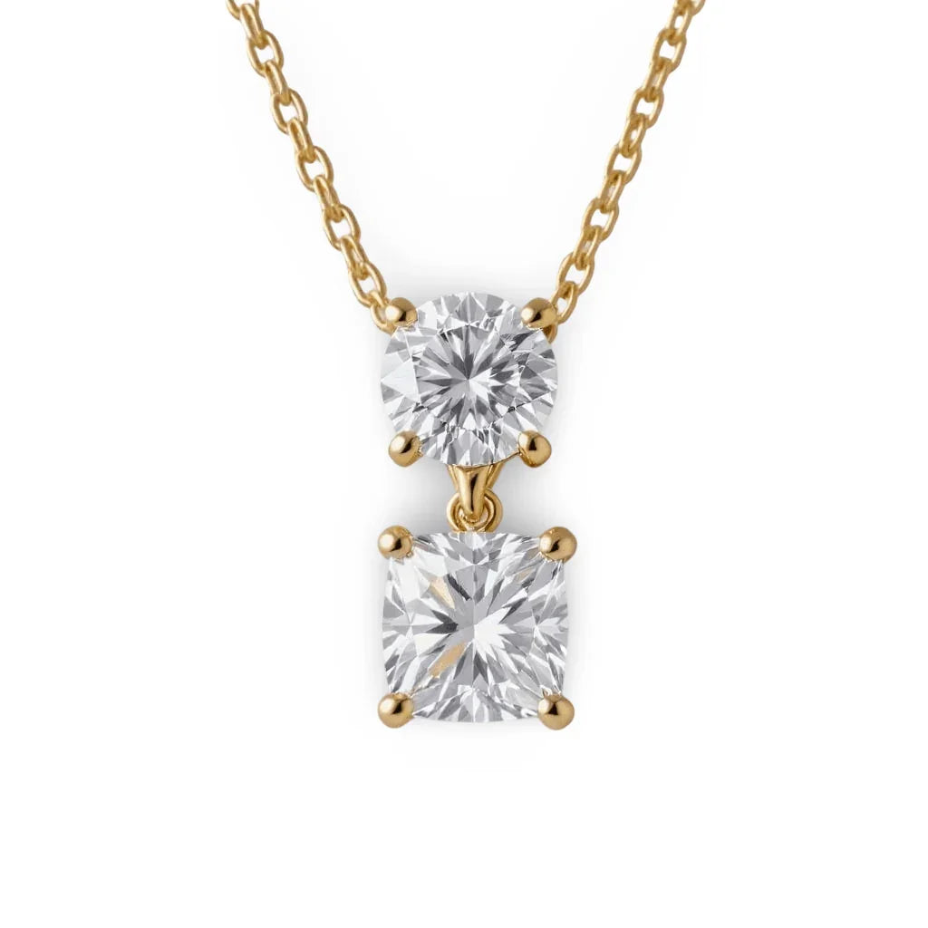 Cory Lab Diamond Solitaire Pendant - Jewelslane