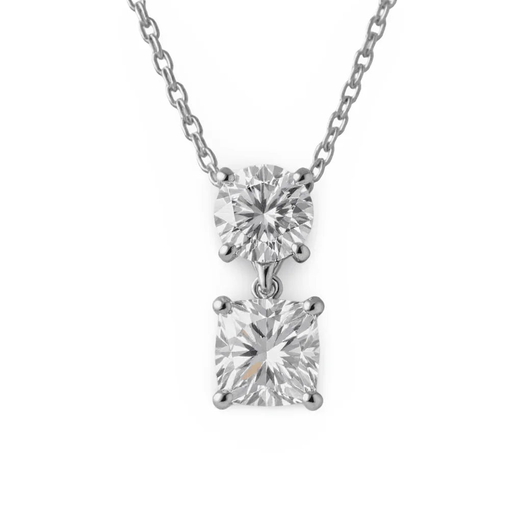 Cory Lab Diamond Solitaire Pendant - Jewelslane
