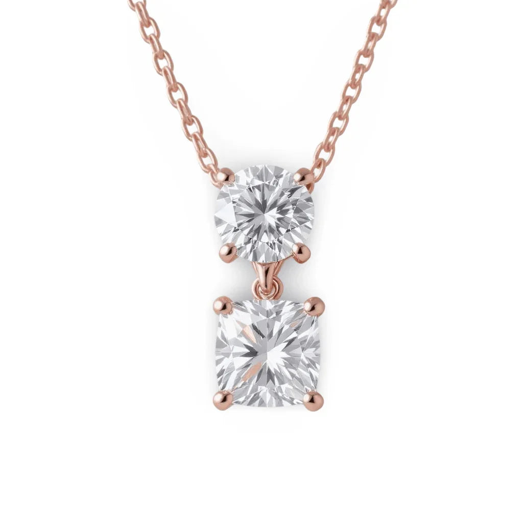 Cory Lab Diamond Solitaire Pendant - Jewelslane