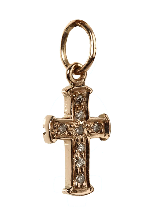 Cross Diamond charm - Jewelslane