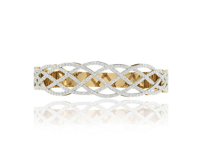Daanya Exquisite Diamond Bangle - Jewelslane