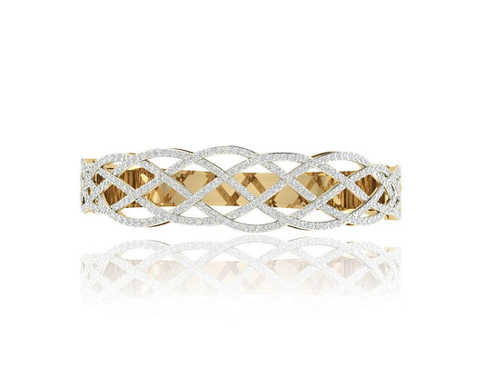 Daanya Exquisite Diamond Bangle - Jewelslane
