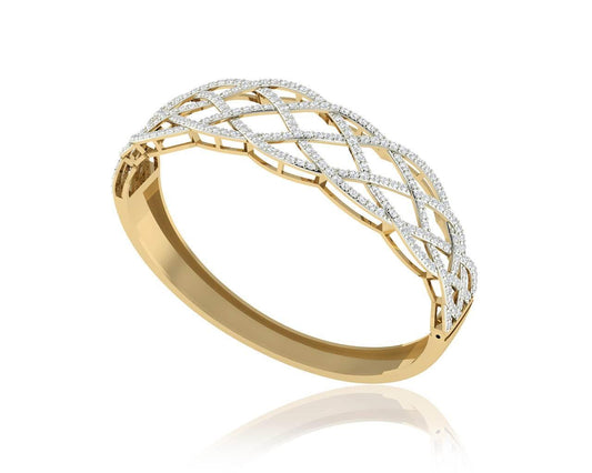 Daanya Exquisite Diamond Bangle - Jewelslane