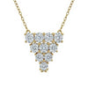 Dana Round Brilliant cut Diamonds Pendant Necklace - Jewelslane