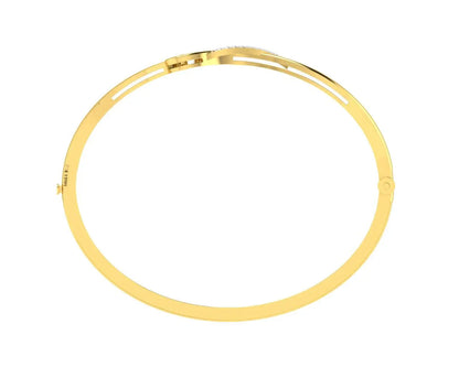 Darla Diamond Half Bangle - Jewelslane